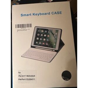 Smart Keyboard Case for iPad Pro 11 & iPad Air 11 M2 Air 4 5 Black Folio Cover